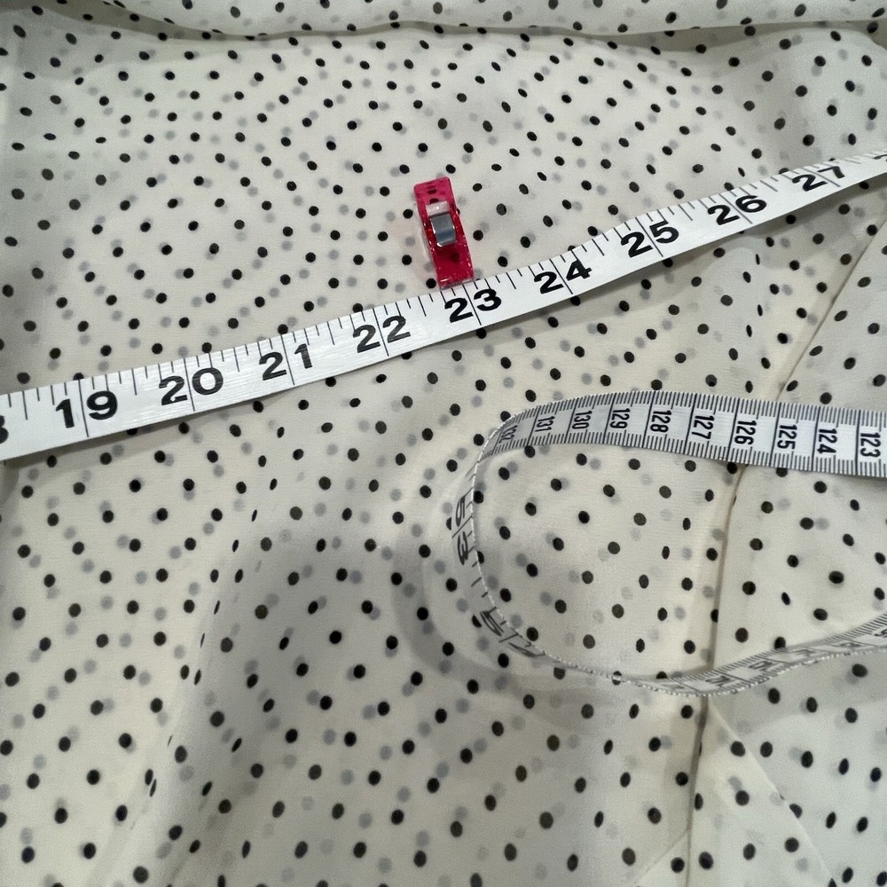 Favlux Womens Dress Large White Black Polka Dots Wedding Baby Shower Date GNO - Picture 13 of 16